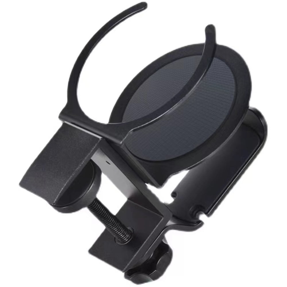 Xusx111 - Soporte De Taza De Escritorio, Abrazadera En El Soporte De Taza 360 ° Giratorio Antiderrame Soporte De Taza De Bebida Con Gancho Para Auriculares Para Tazas De Café, Tazas, Botellas Y Vasos