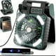 thumbnail image 1 of LED Solar-Powered Portable Outdoor Fan with USB Charging, Foldable Design for Camping and Desktop Use, Portable Fan, Portable Fan with USB, 1 of 2