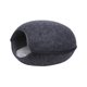 thumbnail image 4 of Cama Cueva Para Gatos De Fieltro, Juguete De Entrenamiento Para Gatos, Casa Para Gatos Para Jugar En Interiores, Gris Oscuro, 4 of 5