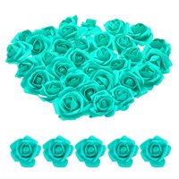 Cabezas De Rosa De Espuma Uxcell 6-7 Cm Azul Acuático