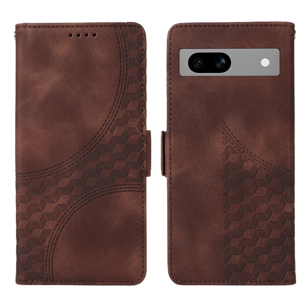 Carcasa Foxdock Google Pixel 7A De Cuero Pu, Diseño Acolchado Clásico, Protección Contra Caídas Y Rayones