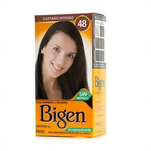 Bigen - Tinte Permanente En Polvo Sin Amoníaco Castaño Intenso 48 6Gr