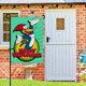 thumbnail image 2 of El Pájaro Loco-bandera de jardín temática. Regalo perfecto para fans, amigos y familiares, ideal para actividades al aire libre y decoración de fiestas.28CM*45CM, 2 of 5