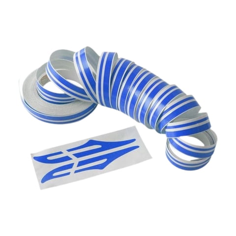 Ioensy - Cinta Adhesiva De Vinilo Para Coche Genérica, Para Manualidades, Proyectos, Universal, 10 M, Color Azul