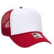 thumbnail image 1 of GORRA Alldayshirts 5 paneles de malla estilo camionero rojo/blanco (talla única), 1 of 3