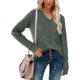 thumbnail image 2 of Sweater Sampeel para Mujer, Cuello en V, Manga Larga, Túnica, 2 of 3