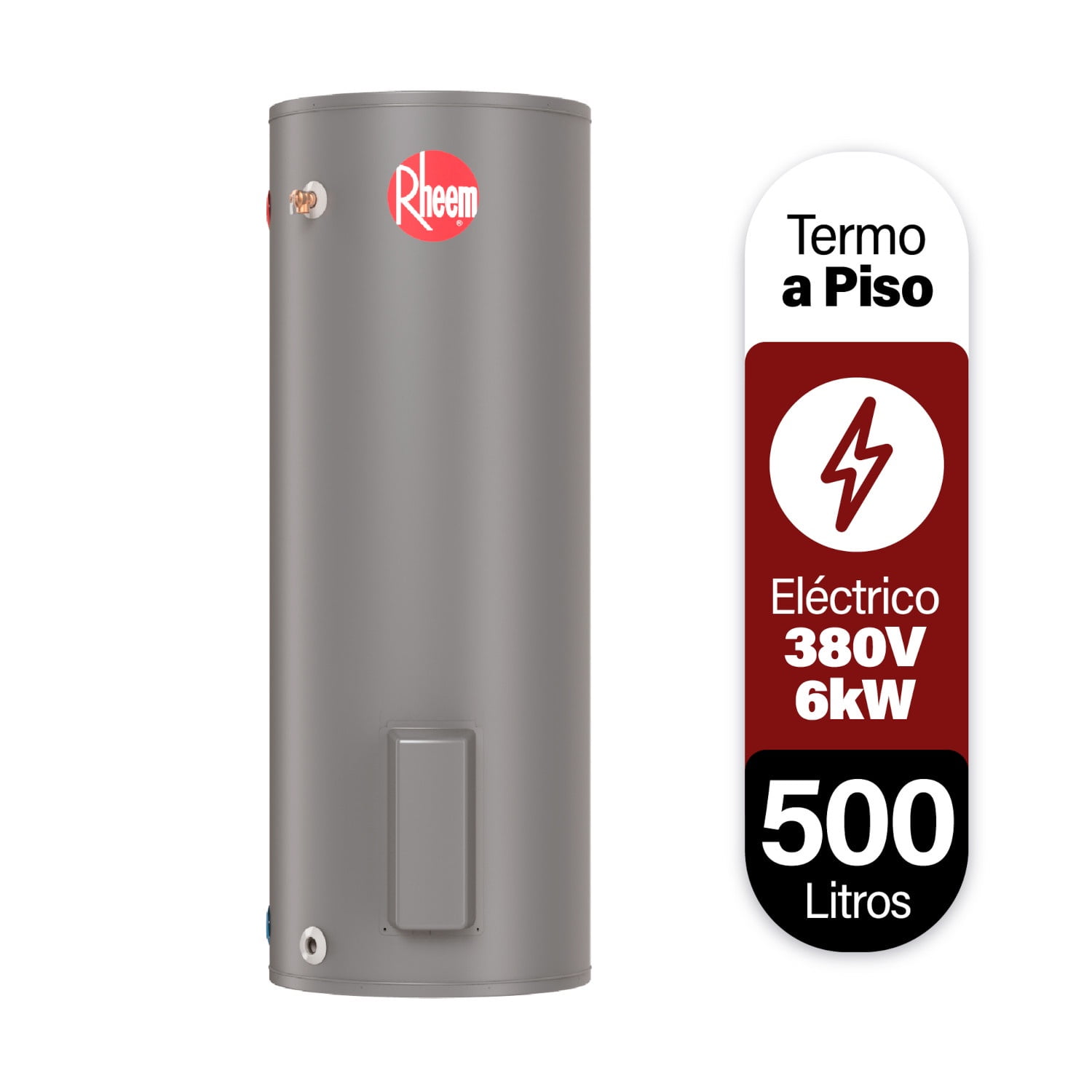 Termo Eléctrico De Piso 500 Litros 380v 6kw Rheem