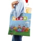 thumbnail image 4 of Bichikids Bolso de tela con estampado de lienzo para mujer, bolsa de compras reutilizable y estética, con cremallera interior, regalo para mujer,40*40cm., 4 of 6