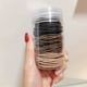 thumbnail image 4 of 100pcs Minimalist Hair Ties - 100% Polyester Hair Rope Ponytail Holders for a Stylish Look!, 4 of 5
