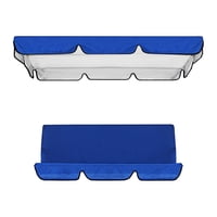 Ioensy - Kit De Cubierta Para Toldo Para Silla Columpio De Jardín, Accesorios, Toldo 195X125X15Cm, Resistente Al Sol, Azul