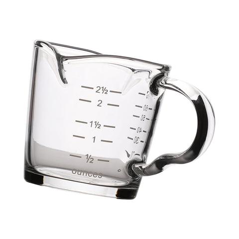 Bothyi - Taza Medidora De Espresso Con Escala Taza De Leche Con Asa Para Café