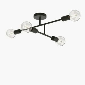 Form Design - Lámpara De Techo Lexie X4 Negro