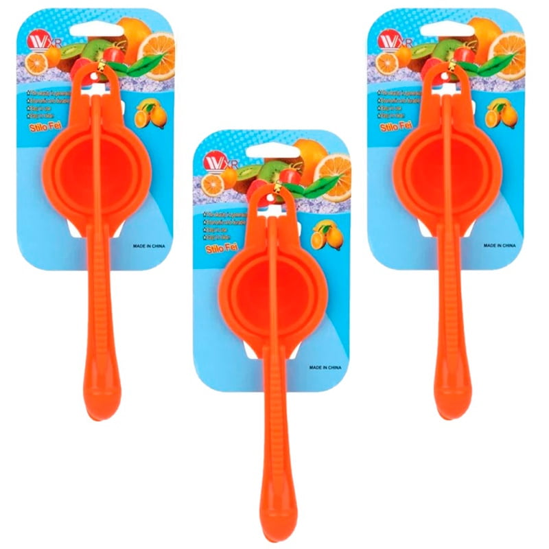 Wakeshome - 3 Exprimidor Manual De Limones Naranjas Limon Doble Mango