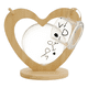 thumbnail image 2 of Juego vajilla tazas soporte bambú diseño corazón Café #2, 2 of 3