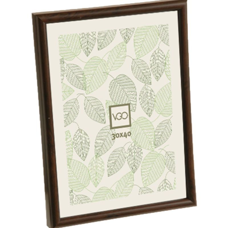 Vgo - Marco Plastico Simil Madera Caoba 10X15