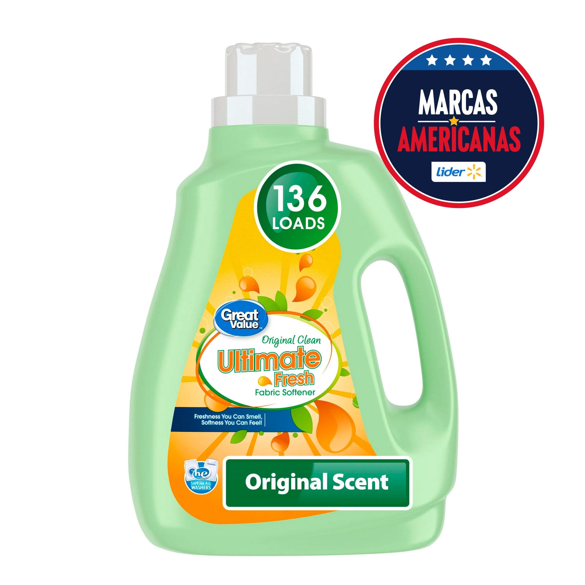 Suavizante Líquido Original Botella 2,95 L Great Value