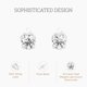 thumbnail image 3 of Arete GILDED 1/4 ct Diamante cultivado en laboratorio, oro blanco 10K, 3 of 8