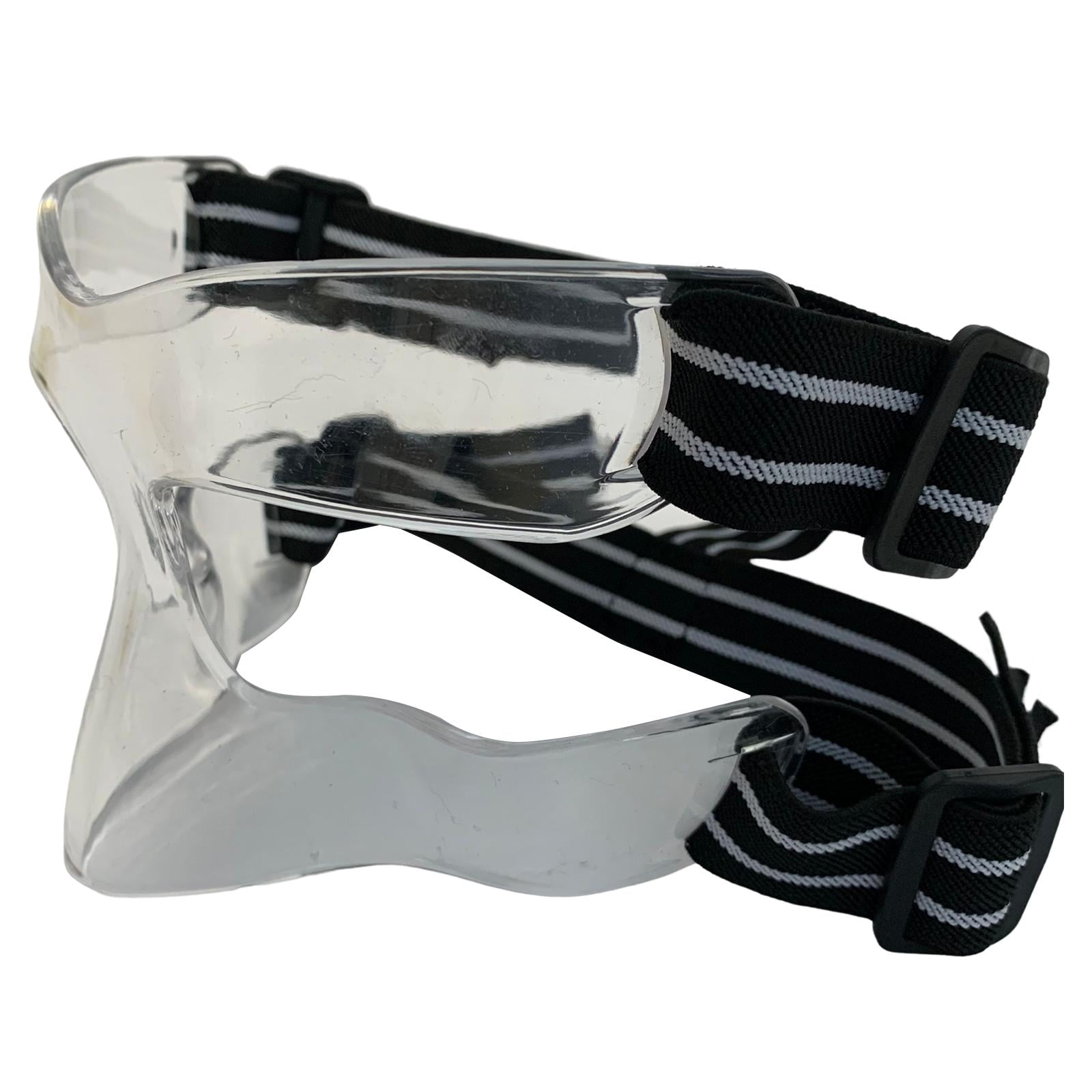 Magideal - Máscaras Faciales Deportivas Protector Facial Protectores Nasales Protector Facial Máscaras De Baloncesto Protector Para Jóvenes, Niños, Jugar, Jugar, Medio Marco Blanco