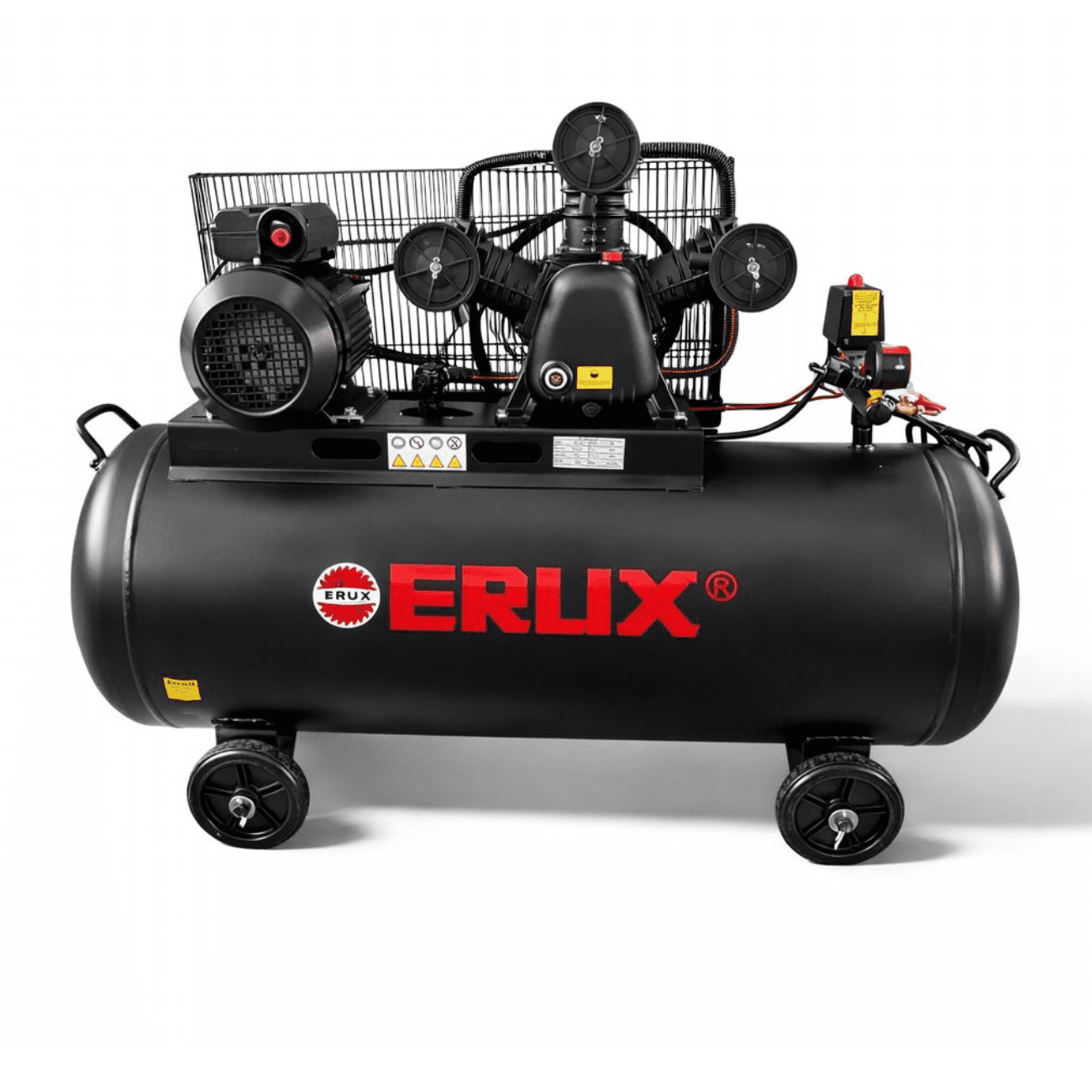 Erux - Compresor De Aire 200 Litros 5hp 220v Con Cabezal 3065 – Potente Y Profesional