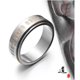 thumbnail image 1 of Anillo de Titanio Silver Giratorio Gold Yin Yang Antiestres, 1 of 3