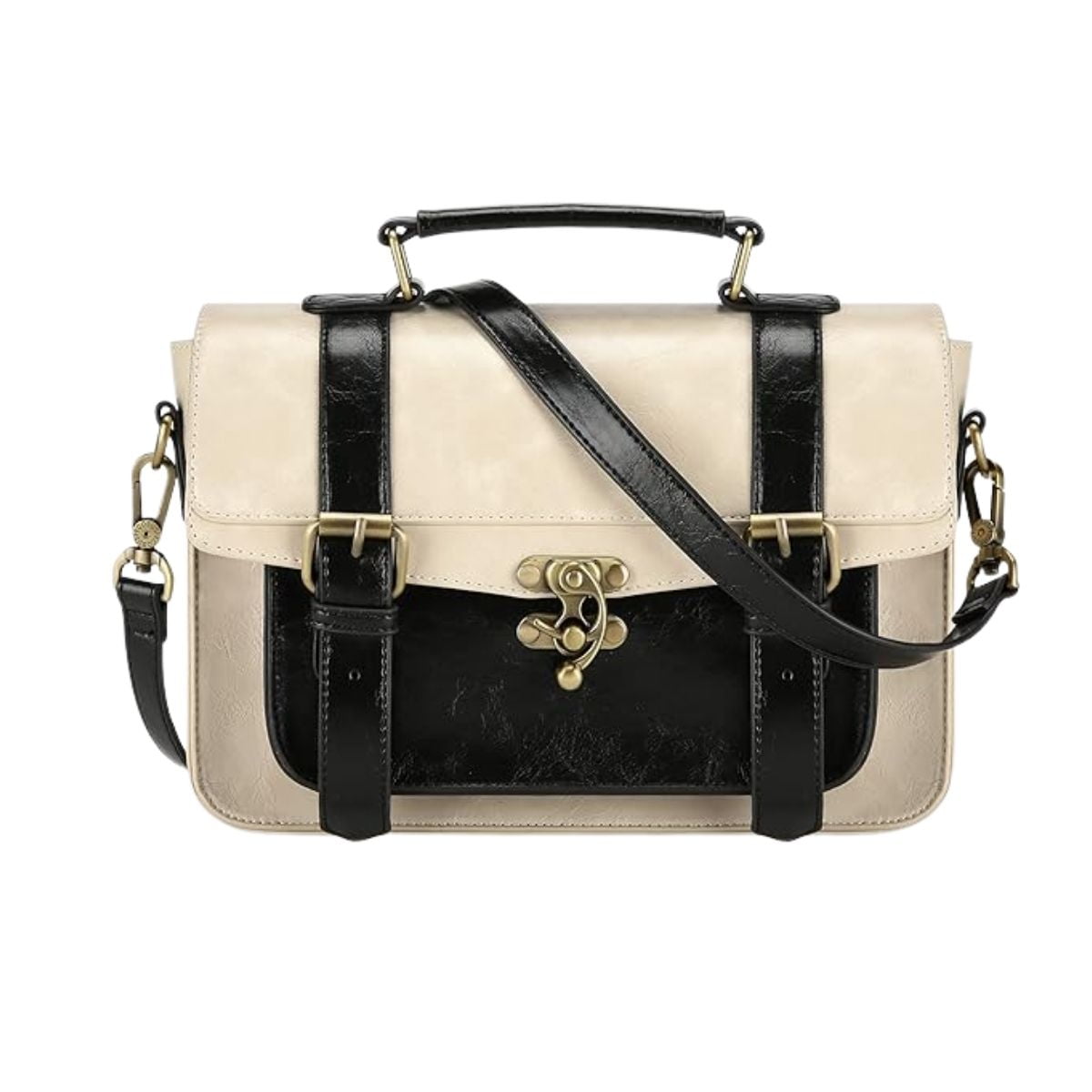 Ecosusi Maletín Pequeño Coffee Para Ipad Mini 7,9" - Negro Y Beige