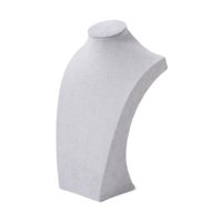 Magideal - Expositor De Collares Maniquí De Exhibición De Collares Maniquí De Joyería Decorativo Versátil Para El Hogar Ferias Comerciales Accesorios De Exhibici Gris 30Cm Alto