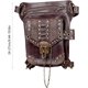 thumbnail image 4 of Bolso de cinturón medieval de piel sintética, bolso medieval, bolso steampunk gótico, bolso de cinturón, bolso steampunk de moda para viajes, senderismo, mujeres y hombres Yuxun, 4 of 7