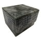 thumbnail image 2 of Caja Para Baraja De Cartas Coleccionables, Almacenamiento De Piel Sintética Para álbum De Cartas De Fútbol TCG, Color Gris Claro, 2 of 3