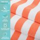 thumbnail image 2 of Toalla de playa Arkwright California Cabana Stripe x4 Coral 30x70 pulgadas, 2 of 6