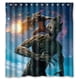 thumbnail image 1 of Cortina de ducha de Guardianes de la Galaxia, juego de cortina de baño con ganchos, tamaño 66 x 72 pulgadas, 1 of 3