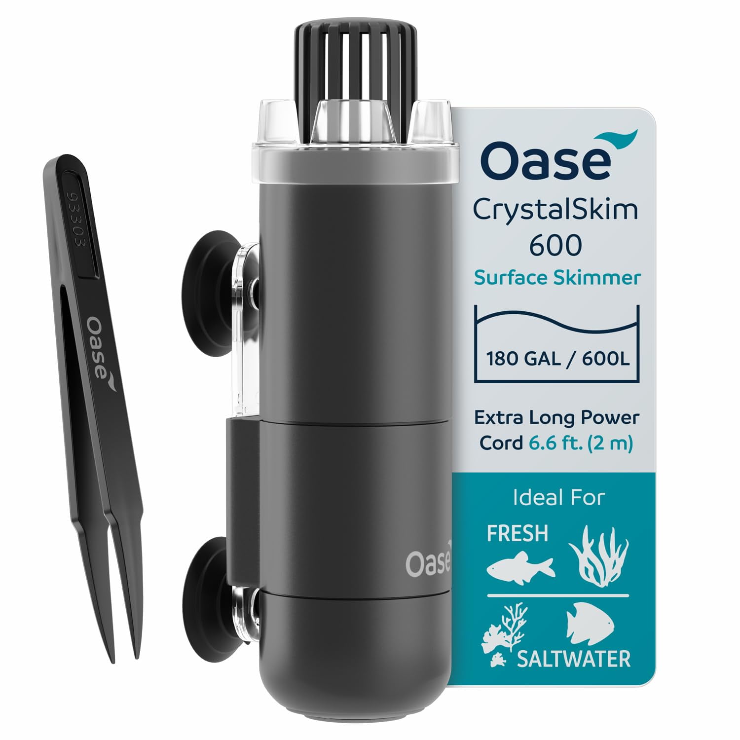 Skimmer de superficie OASE CrystalSkim 600 para acuarios de 600 L