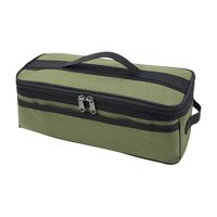 Magideal - Organizador De Utensilios Para Pícnic, Estufa De Camping, Bolsa De Transporte, Organizador Portátil, Cocina De Acampada, Bolsa De Almacenamiento Para Verde
