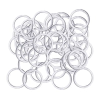 Magideal - 50 Piezas Juego De Bujes De Hoja De Anillos Reductores Junta De Conversión Disco De Talla Espaciador Anillo Reductor Arandelas De Buje Para Her 222 Mm A 20 Mm