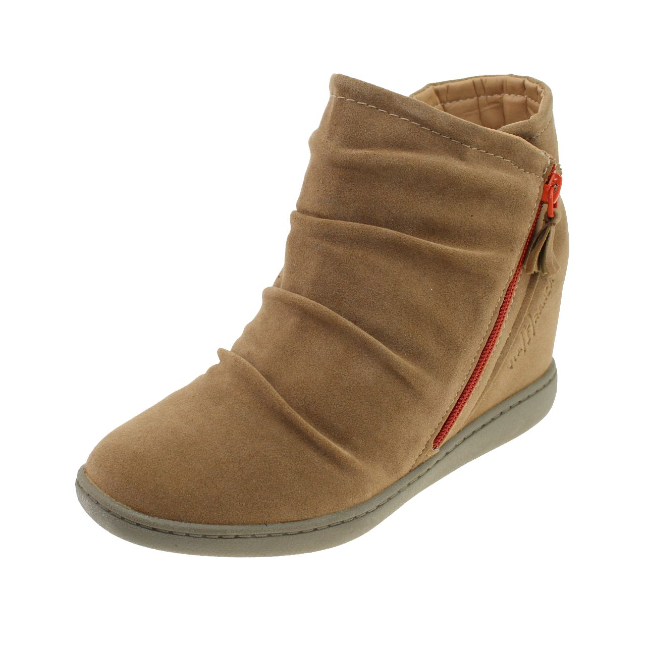 Botín Terraplen Beige Vía Franca