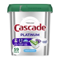 Detergente Cascade Platinum + Oxi Pods 59 Unidades