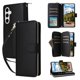 thumbnail image 4 of Funda Cartera con Cremallera y Correa para Samsung Galaxy S24 Soporte y Tarjetero Negro, 4 of 6
