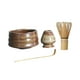 thumbnail image 5 of Juego de batidor de matcha hecho a mano, soporte de batidor de cerámica, kit para ceremonia de matcha, cuchara de matcha, tazón de matcha para restaurante, comedor, cocina, Marron oscuro, 5 of 5