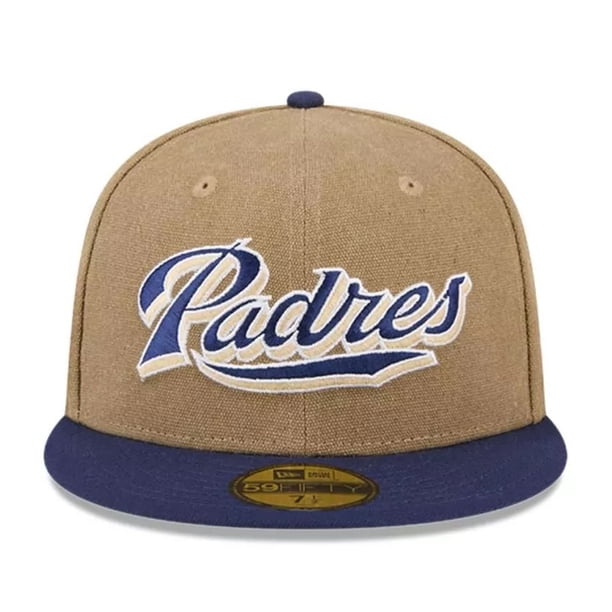 Jockey Gorro New Era 59fifty MLB San Diego Padres Canvas Crown Med Cafe