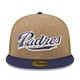 thumbnail image 1 of Jockey Gorro New Era 59fifty MLB San Diego Padres Canvas Crown Med Cafe, 1 of 6