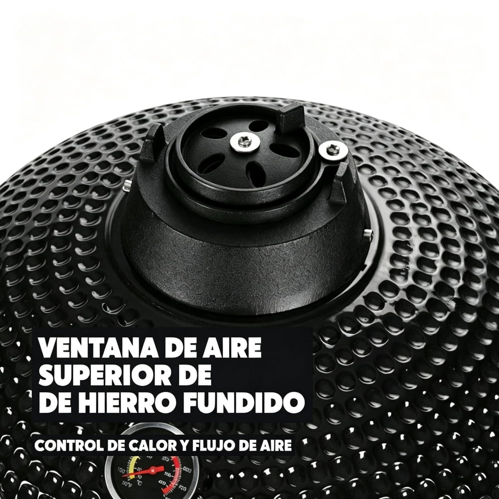 Expert Grill FT21 Kamado 3 en 1 Negro, foto 6