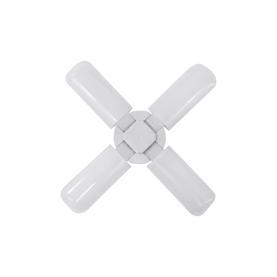 Aventura Store - Bombillo Lampara Led 4 Aspas Tipo Ventilador E27 De Techo