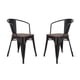 thumbnail image 1 of SET 2 SILLAS DE COMEDOR TOLIX CHARLOTTE NEGRO, 1 of 3