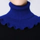 thumbnail image 1 of Stylish Hand-Knitted High Collar Detachable Dickey Collar for Women - Turtleneck Look!, 1 of 5