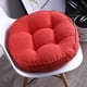 thumbnail image 1 of Xiao Hua Cojín Redondo Grueso Rojo para Silla de Comedor -2 Piezas, Cojín de Encaje Suave Que Reduce la Presión, Cojín Antideslizante para Silla de Comedor para Sala de Estar Silla de Ocio, 15.75 X, 1 of 4