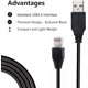 thumbnail image 5 of Cable USB a RJ50 Feanteek 1,8 m para APC UPS/PDU, 5 of 7