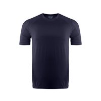Snix - Polera Deportiva Elasticada Manga Corta Azul Marino Talla S