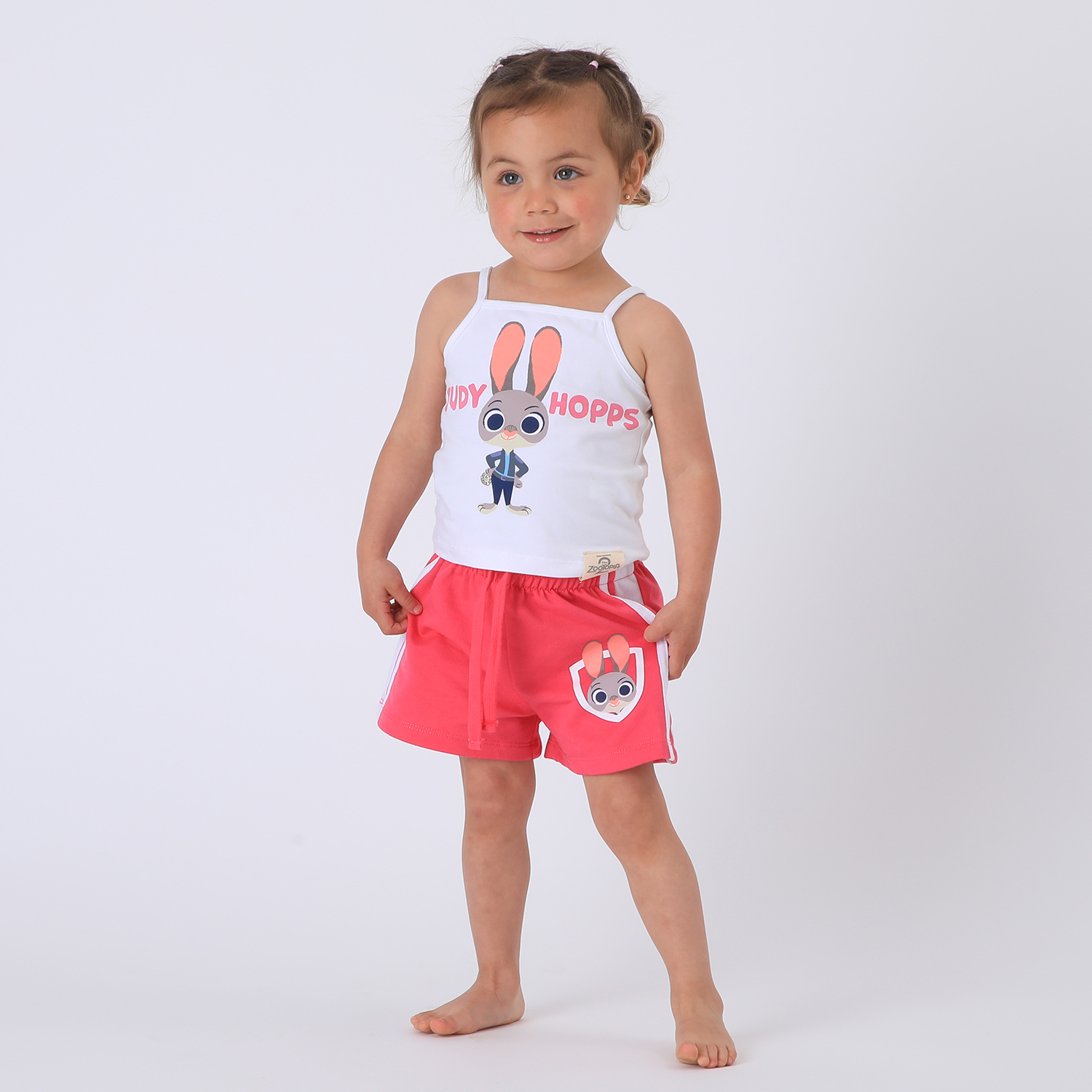 Conjunto Niña Rosado Judy Hopps Zootopia Disney