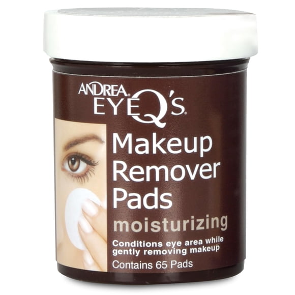 Pads desmaquillantes hidratantes Andrea Eye Q's, 65 unidades