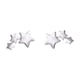 thumbnail image 1 of Aros De Plata 925 Estrellas Satinadas, 1 of 4