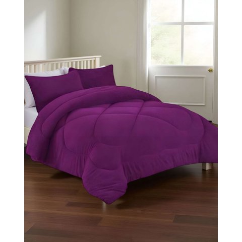 Genérico - Cobertor De Invierno Unicolor Plush Con Chiporro Plaza Y Media S56